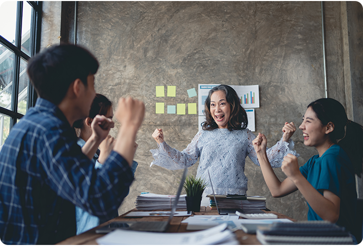 happy professionals because of superior HR support and bswift customer service excellence