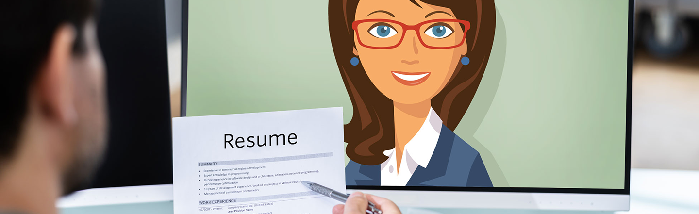 Ask Emma being interviewed for a job