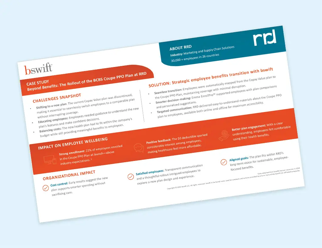 RRD case study, employee engagement pdf image