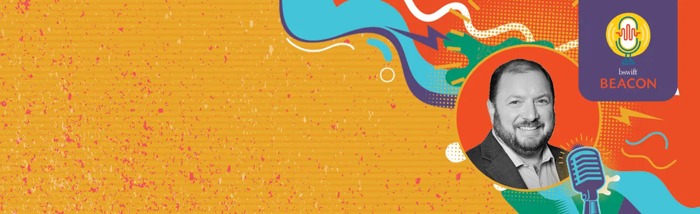 Podcast episode with Employee Benefits Support expert Eric Strom, banner