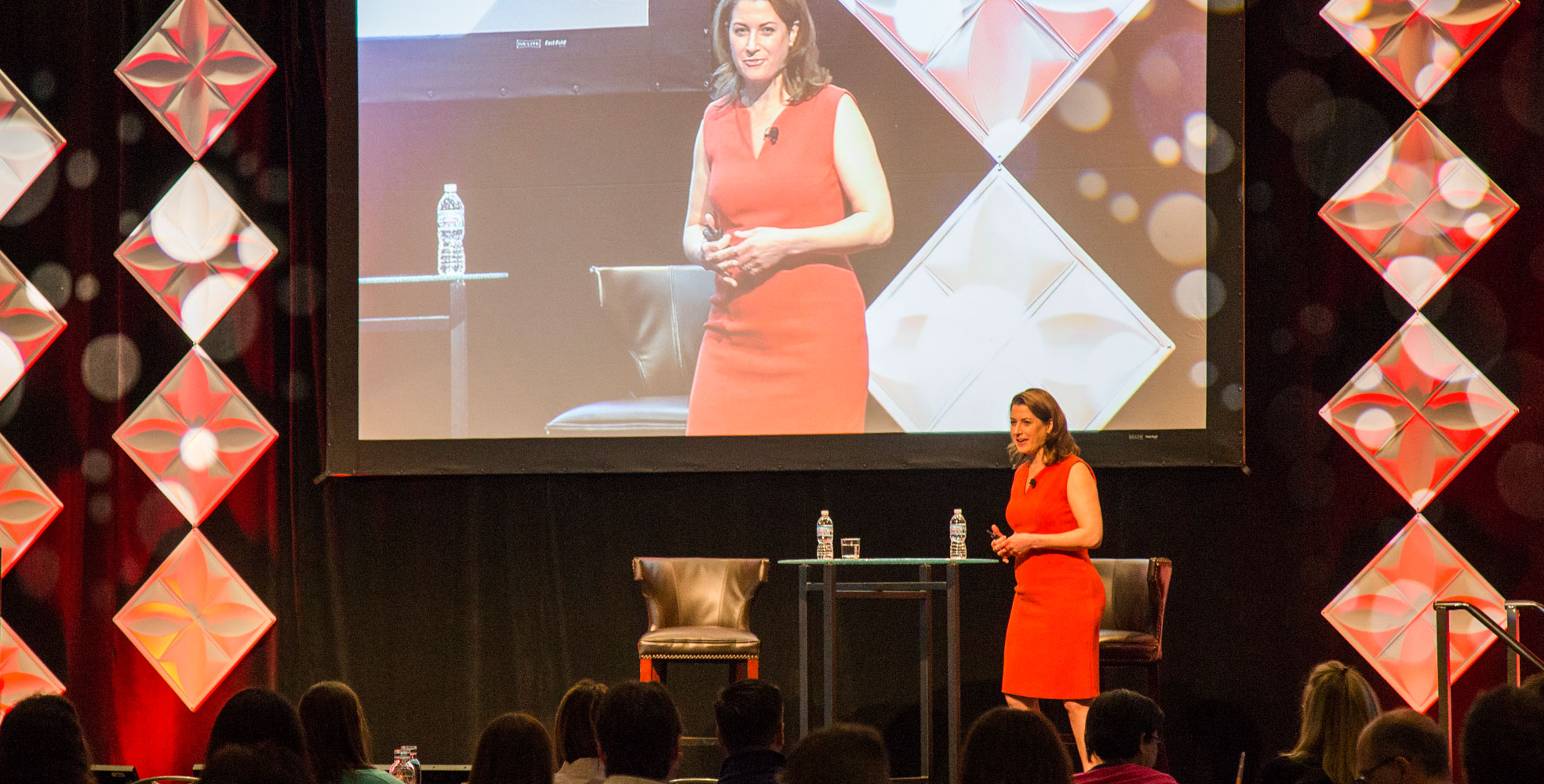 Susan Salgado speaking at Idea Exchange