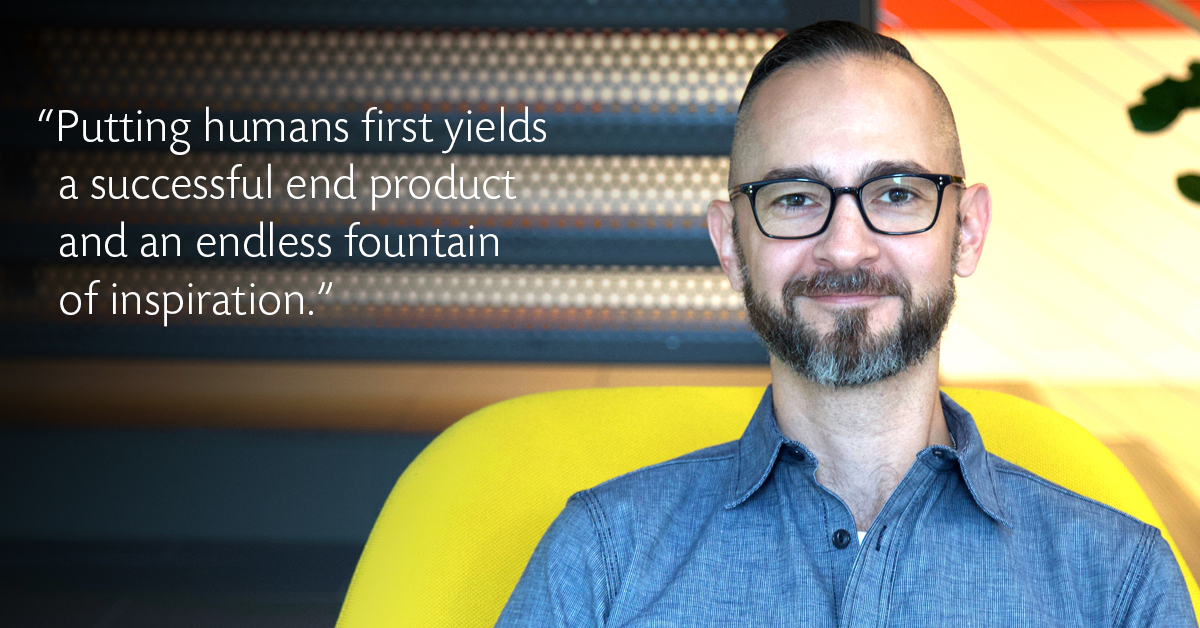 Justin Dauer, Vice President of Human-Centered Design at bswift
