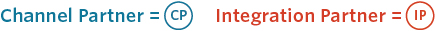 Channel Partner and Integration Partner Icon Key