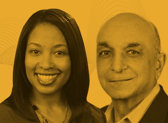 Carla Pollard Stewart and Sanjiv Anand