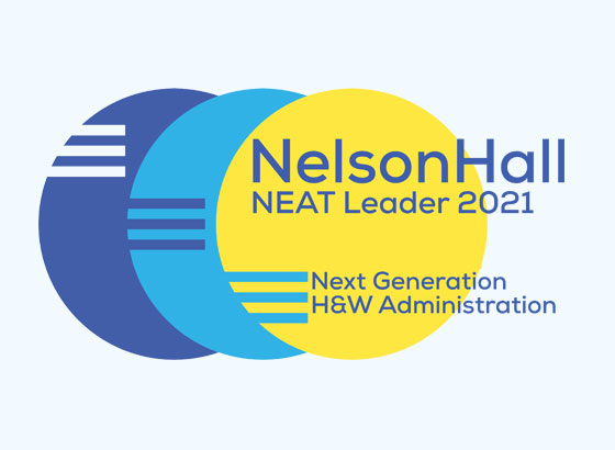 NelsonHall NEAT Leader 2021 - Next Generation H&W Administration Logo