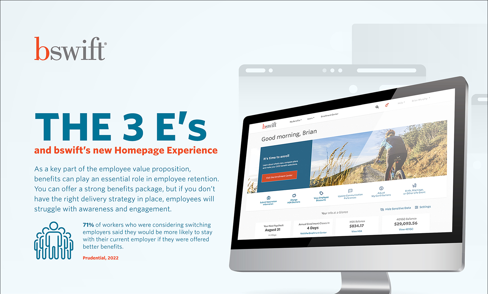 The 3 E’s and bswift’s New Homepage Experience